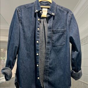Gap Denim Button-Up Shirt